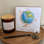 Luxury mothers day you mean the world to me globe card