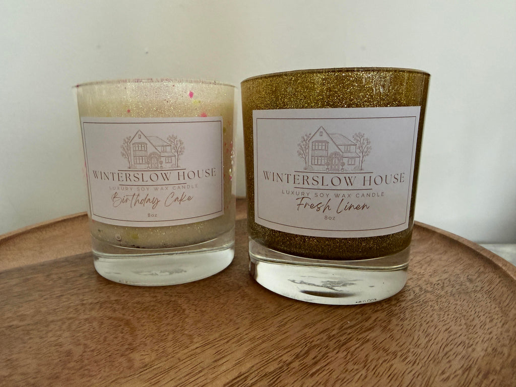 Luxury Winterslow house Glitter candle collection
