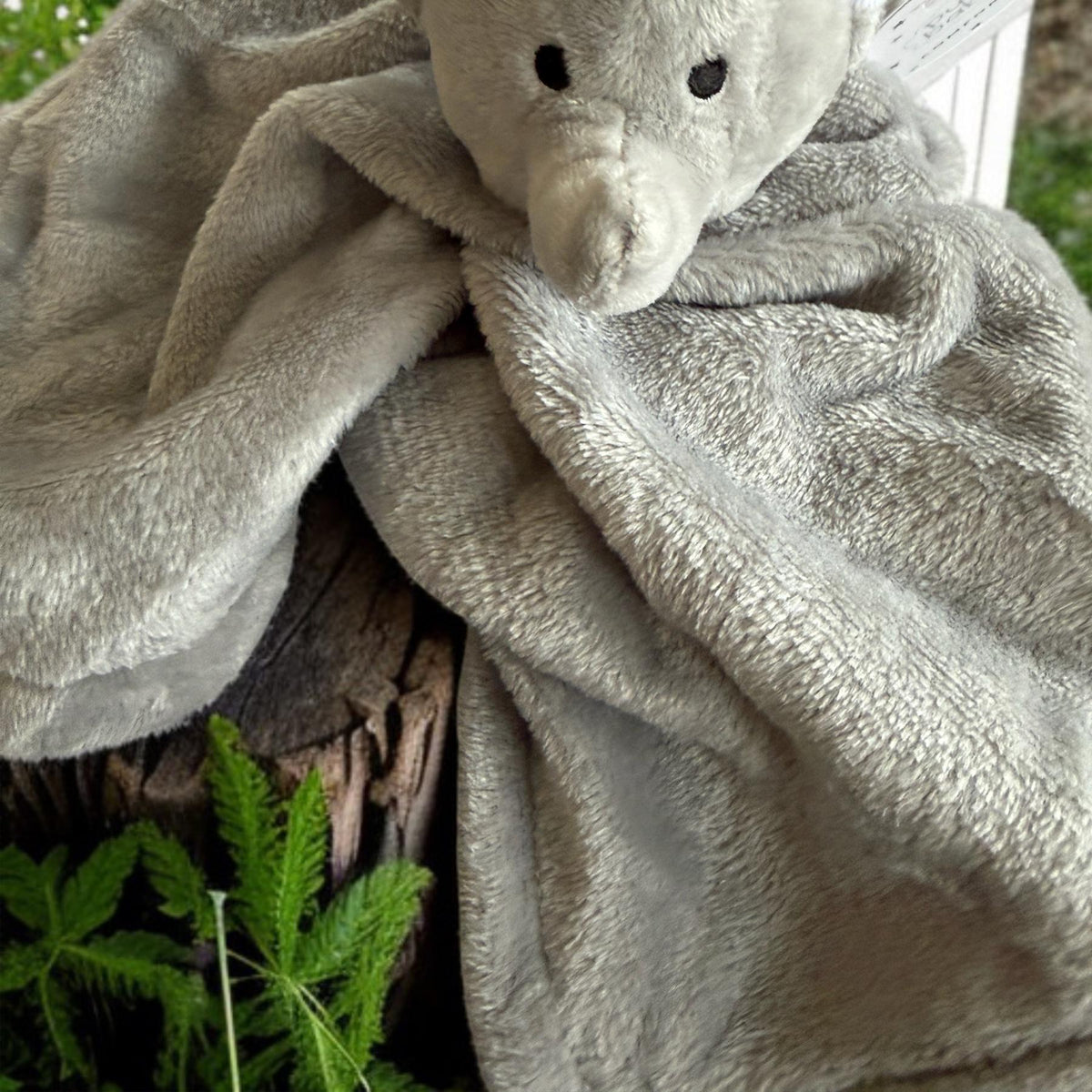 Personalised baby comforter stuffed animal