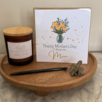 Luxury mothers day card - yellow tulips