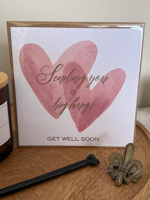 Luxury get well soon card