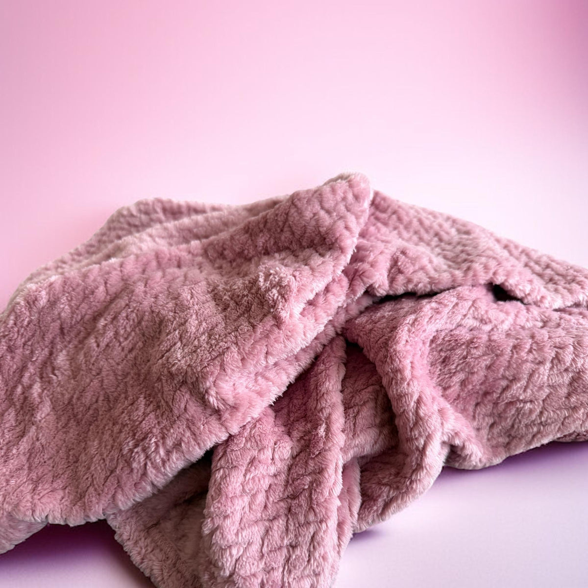 Personalised waffle baby blanket