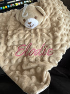 Personalised baby comforter stuffed animal lovie stuffy