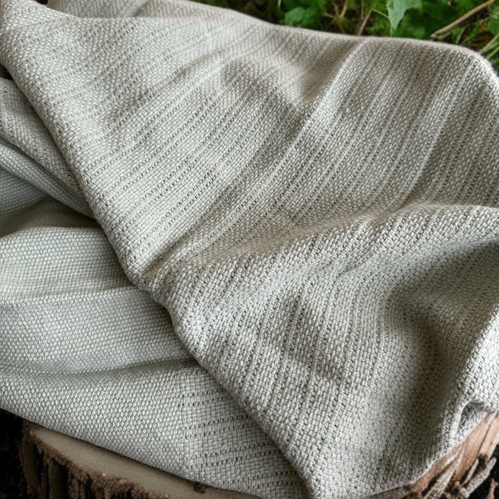Personalised baby knit blanket