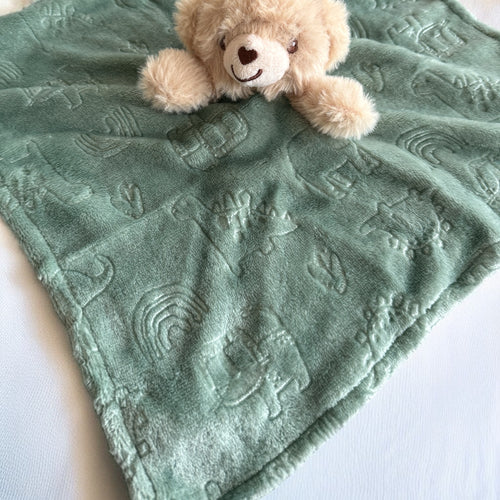 Personalised baby comforter stuffed animal lovie stuffy