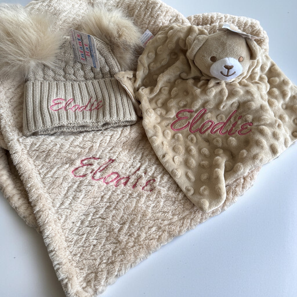 Personalised baby bundle gift set newborn hospital bag bay shower gift