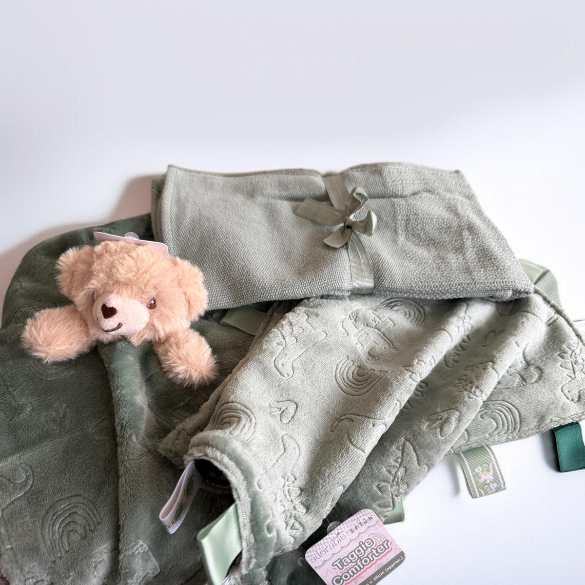 Personalised baby comforter stuffed animal