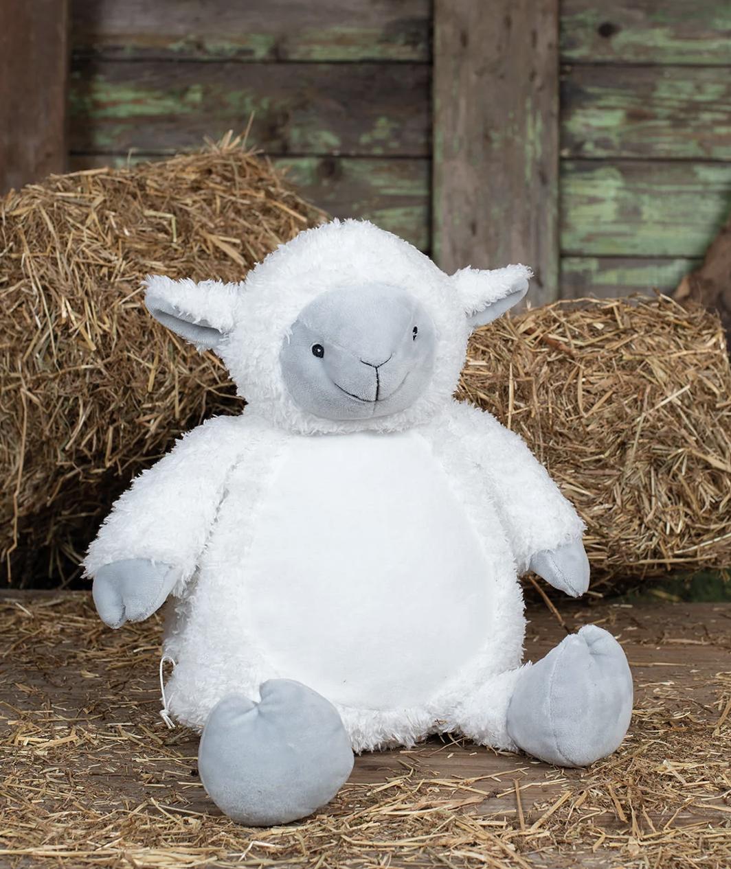 Personalised stuffed lamb Teddy