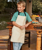 Children's luxe apron with custom embroidered personalisation