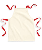 Children's luxe apron with custom embroidered personalisation