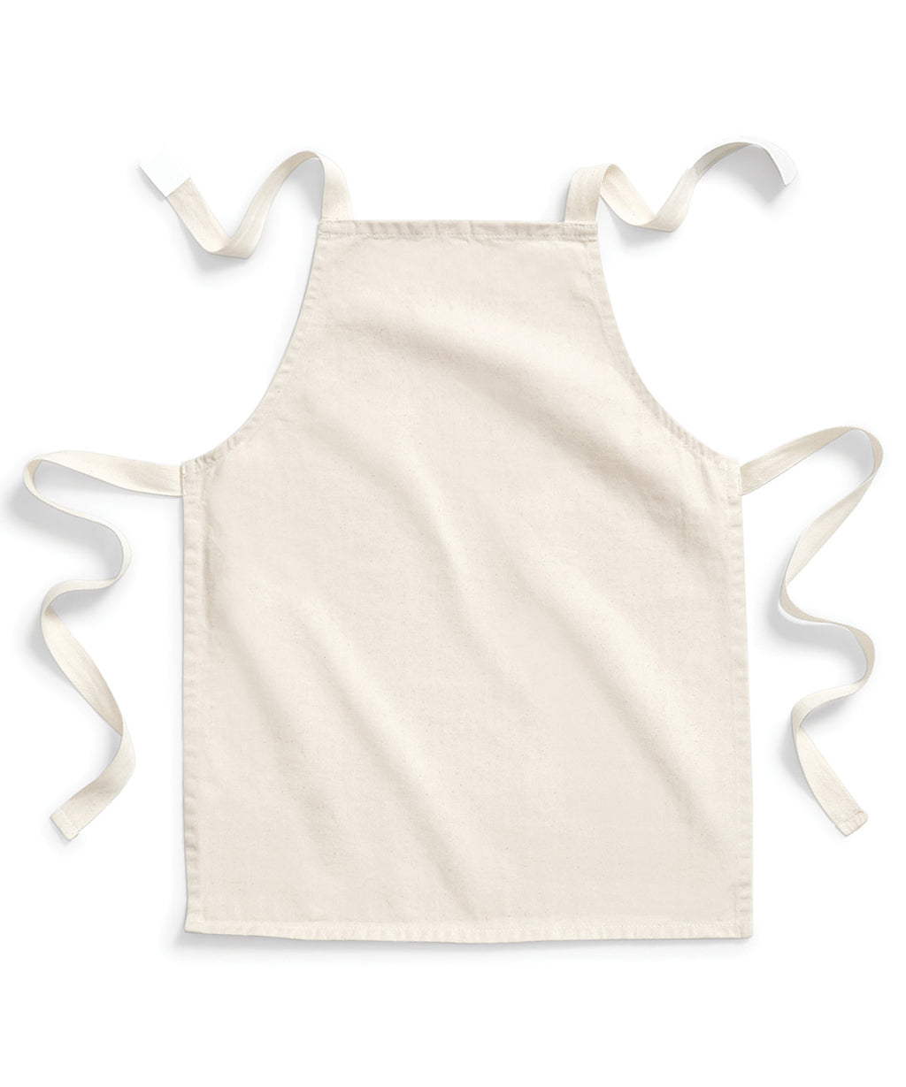 Children's luxe apron with custom embroidered personalisation